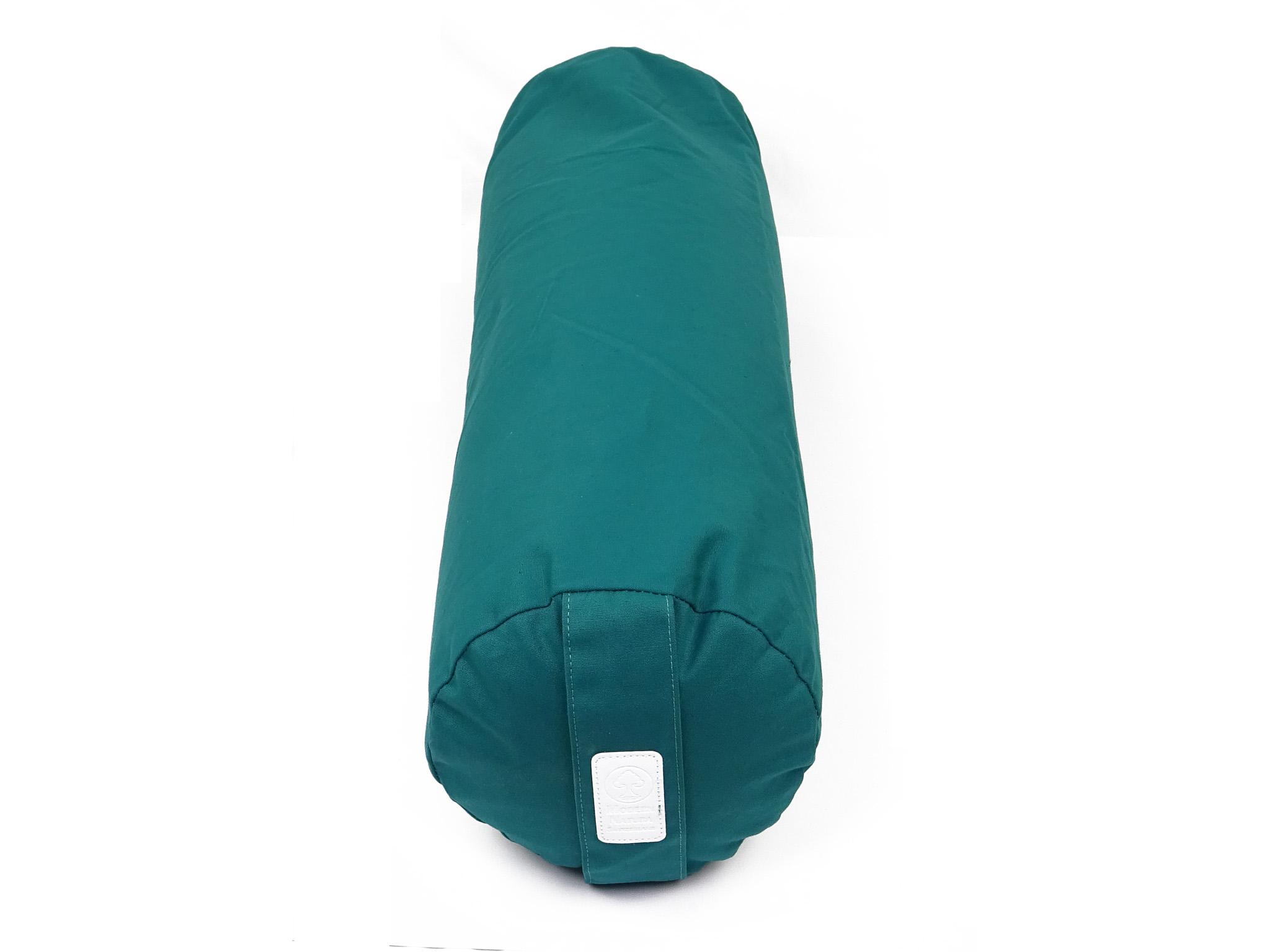 Yoga Set "Waldlichtung" - Yogakissen + Yogabolster (Dunkelgrün, Waldgrün)