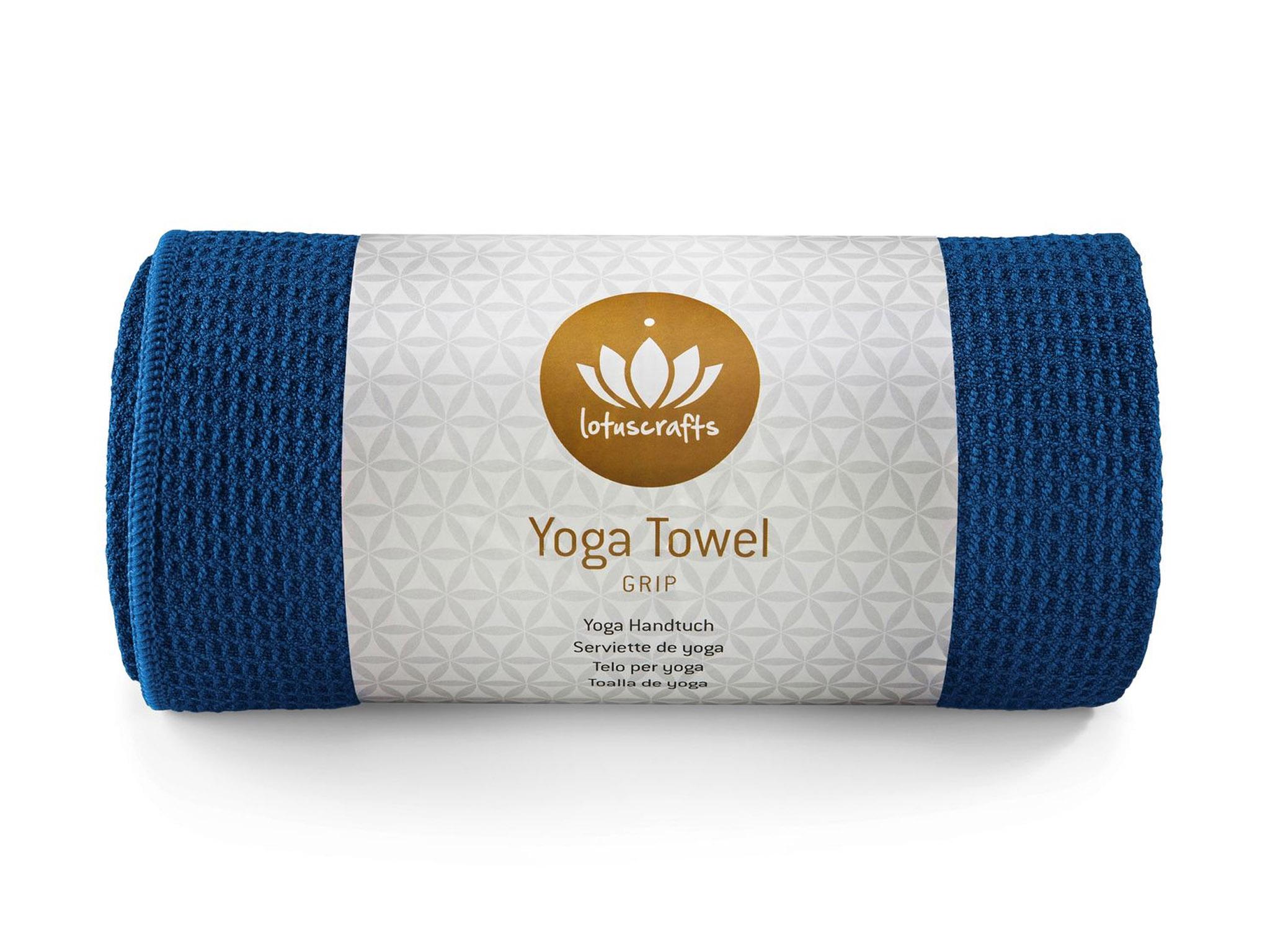 Yoga Handtuch GRIP (183 x 61 cm) - Mit rutschfester Unterseite