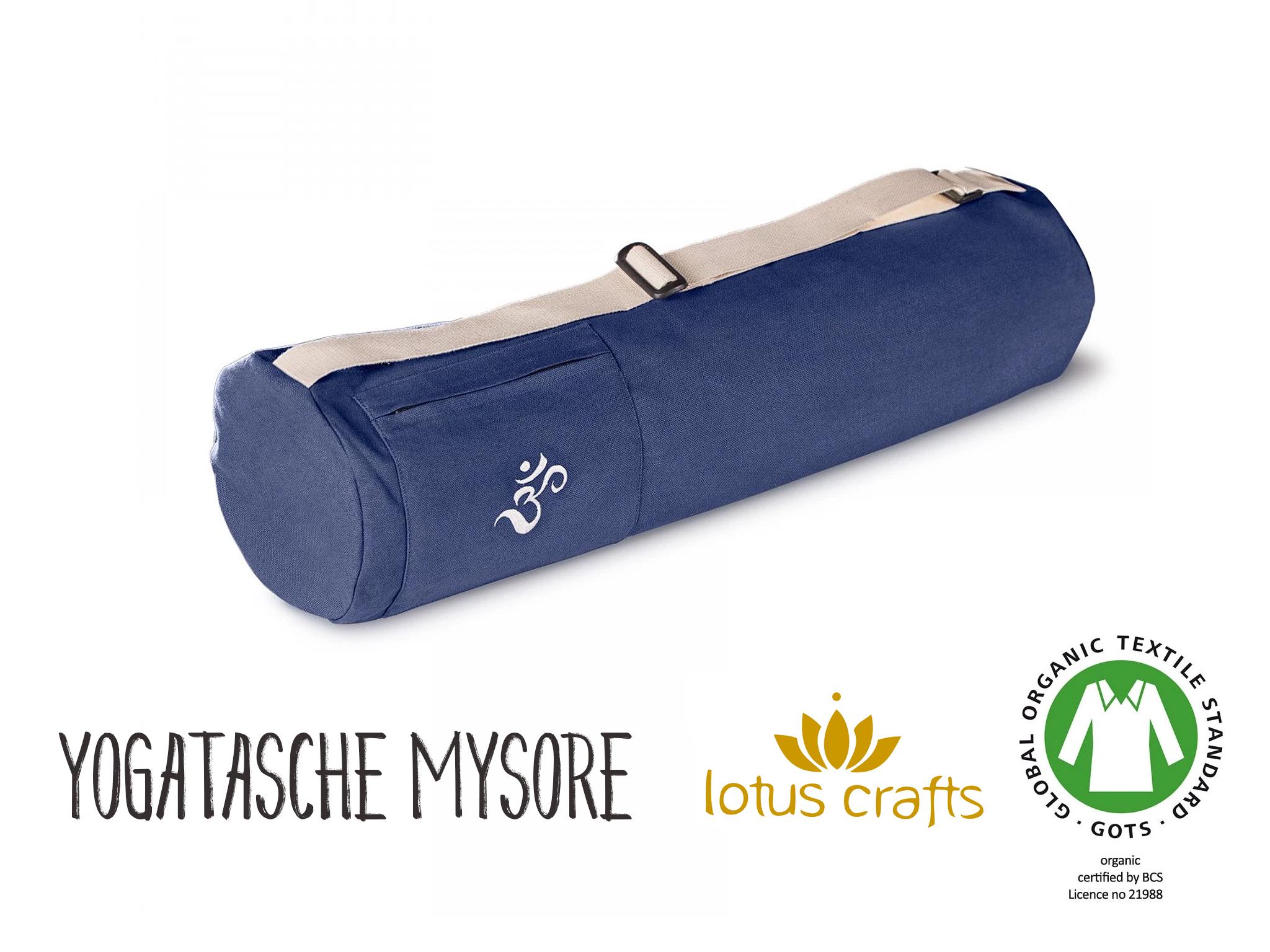 Yogatasche MYSORE aus BIO Baumwolle - ca. 70 cm Länge x 18 cm Durchmesser