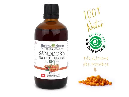 BIO Sanddorn Fruchtfleischöl - 100ml