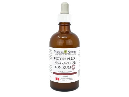Haarwuchs Tonikum - 100ml - Mit Coffein und Biotin - Modern Natura
