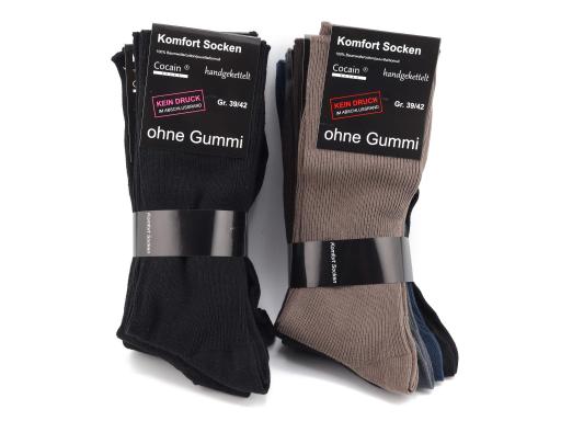 Diabetiker Komfort Socken (10 Paar) - Unisex - Ohne einschneidenden Gummibund