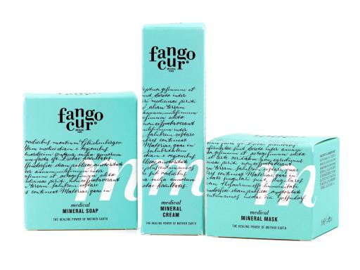 Fangocur - Medizinisches Mineral Set XXL - Maske + Creme + Seife - Speziell bei entzündlicher Haut