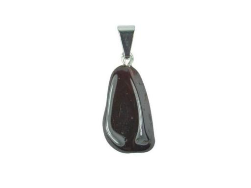 Granatstein Edelstein / Heilstein + 1m Lederhalsband