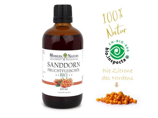 BIO Sanddorn Fruchtfleischöl - 100ml