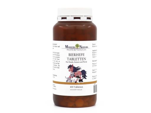 Bierhefe-Tabletten (400 Stück) für Pferde, Hunde & Katzen
