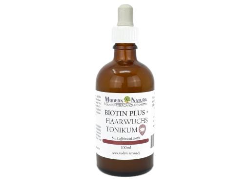 Haarwuchs Tonikum - 100ml - Mit Coffein und Biotin - Modern Natura