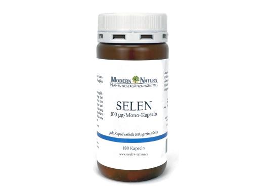 Selen 100μg-Mono-Kapseln - 180 Kapseln - Enthält reines Selen aus Natriumselenit