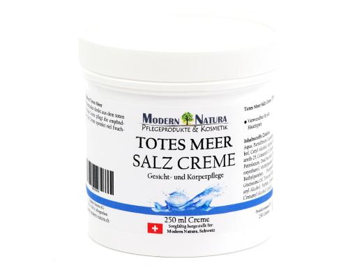 Totes Meer Salz Creme - 250 ml - Mineralsalze direkt aus dem toten Meer