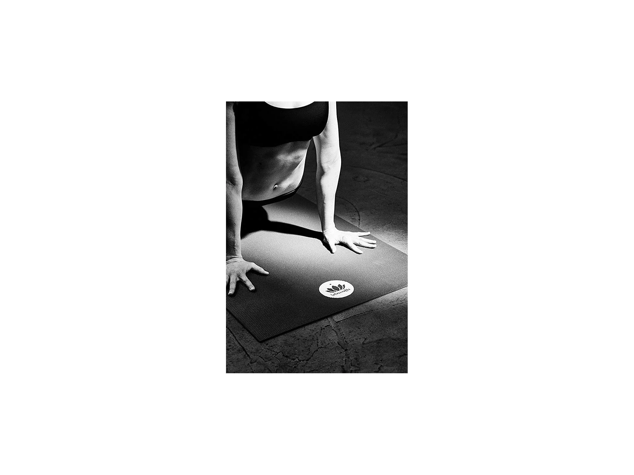 Yogamatte STUDIO in Anthrazit als zusätzliche Ansicht für Yoga und Entspannungsübungen