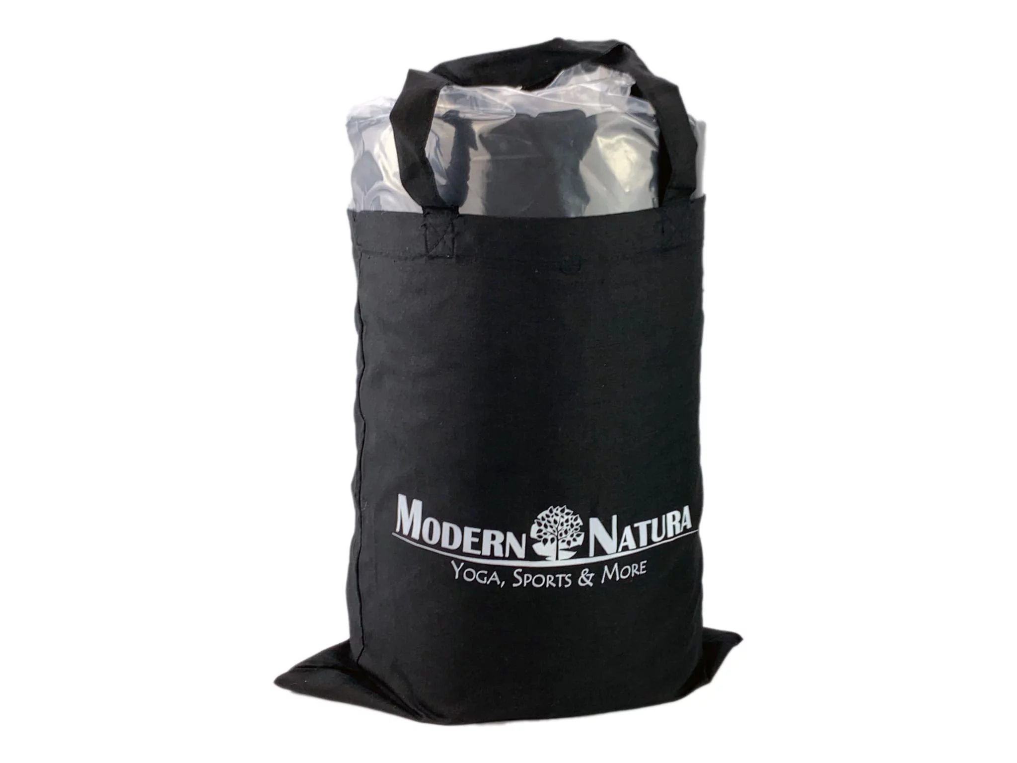 Set d'acupression Shizuka avec sac de transport noir et contenu visible dans sachet plastique