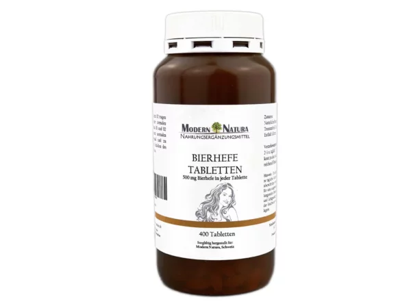 Brewer's yeast tablets with 500 mg brewer's yeast in the main product view