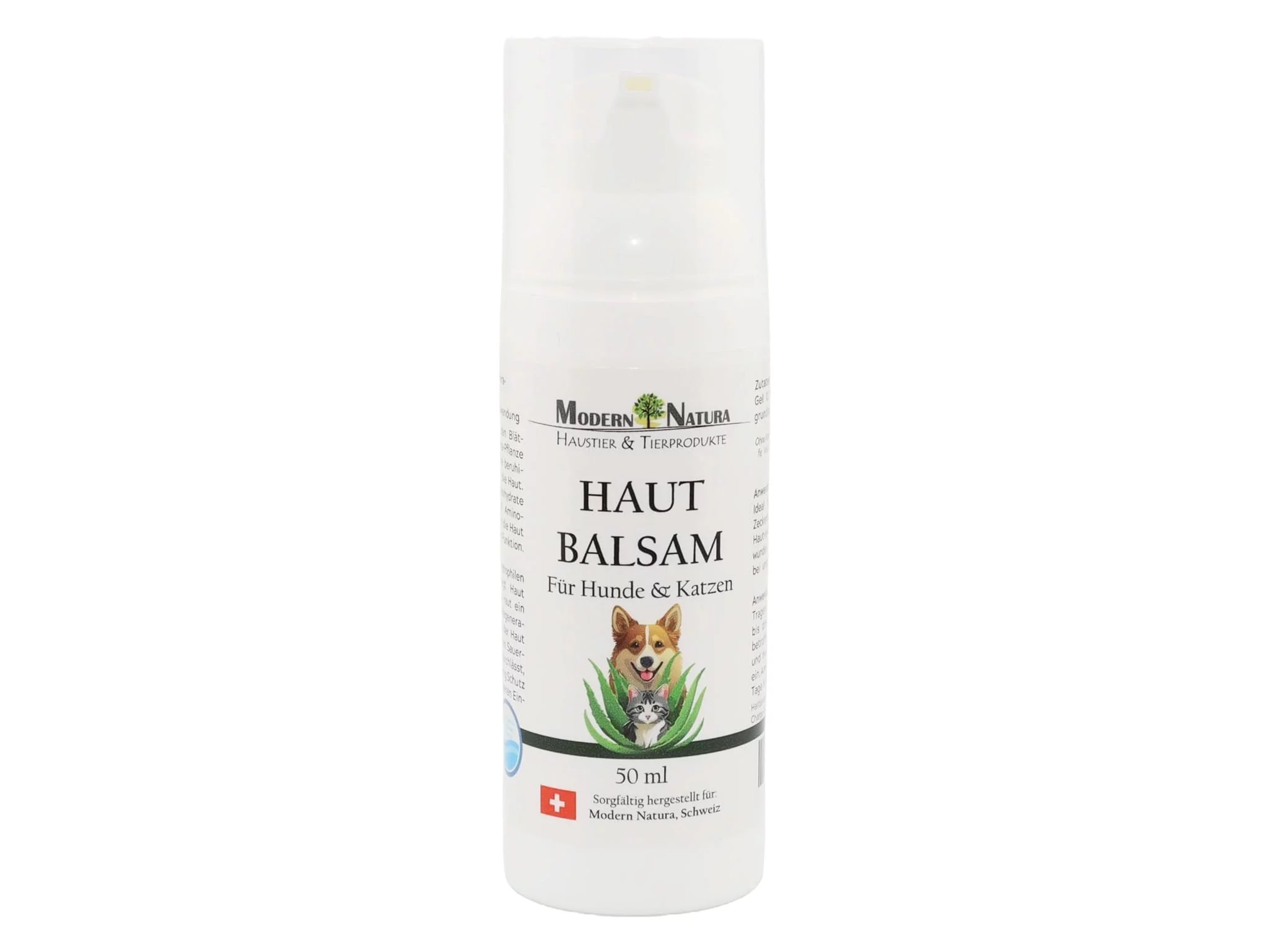 Baume cutané pour chiens et chats sous forme d'émulsion hydroactive d'Aloe Barbadensis en vue principale