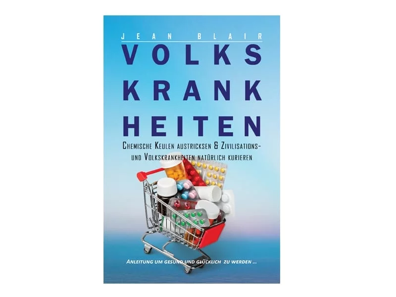 Jean Blair Volkskrankheiten Taschenbuch, erste Buchansicht des Gesundheitsratgebers