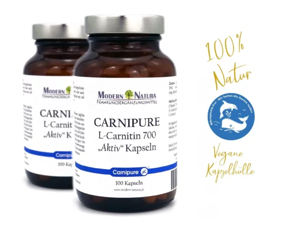 Lonza Carnipure L-Carnitin Kapseln im Doppelpack, Hauptansicht gemäss Dateibezeichnung