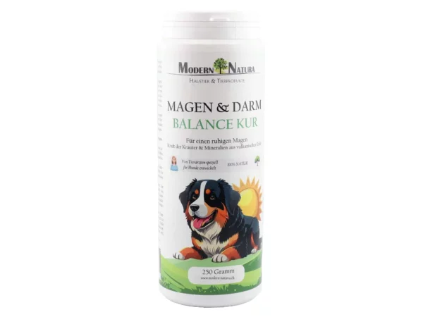 Cure équilibre estomac & intestins pour chiens, vue principale du paquet de 250 g