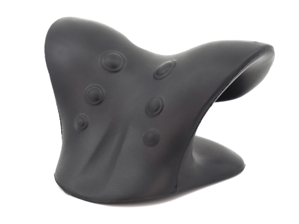 Extenseur cervical avec plusieurs points de massage ronds et surface structurée en vue détaillée