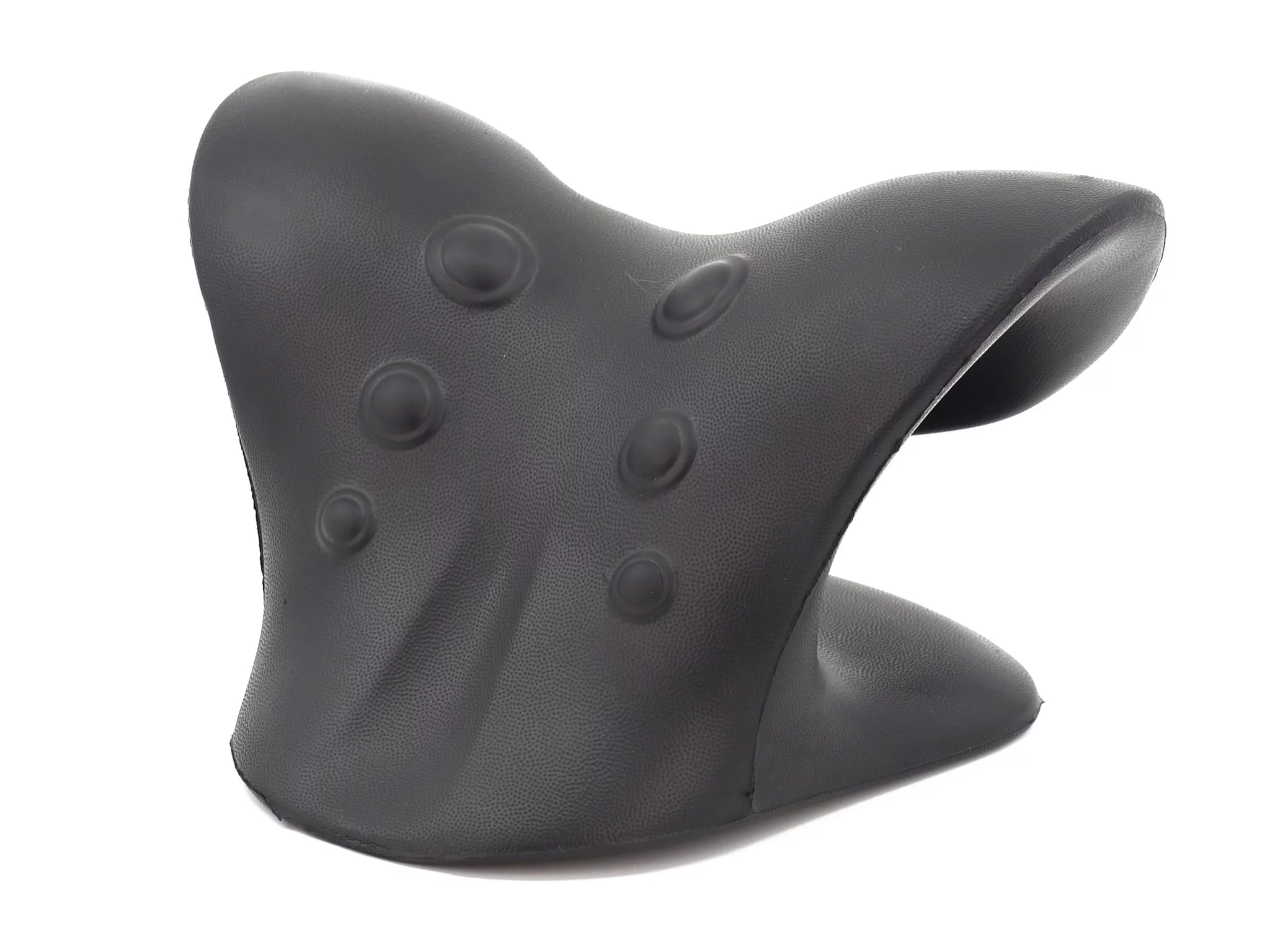 Extenseur cervical avec plusieurs points de massage ronds et surface structurée en vue détaillée