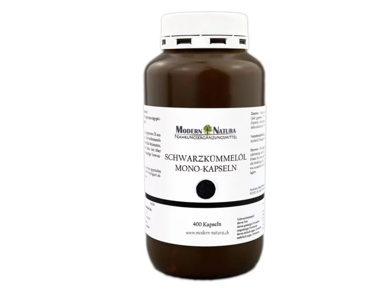 Black Cumin Oil Mono Capsules, main view of the 400-piece package