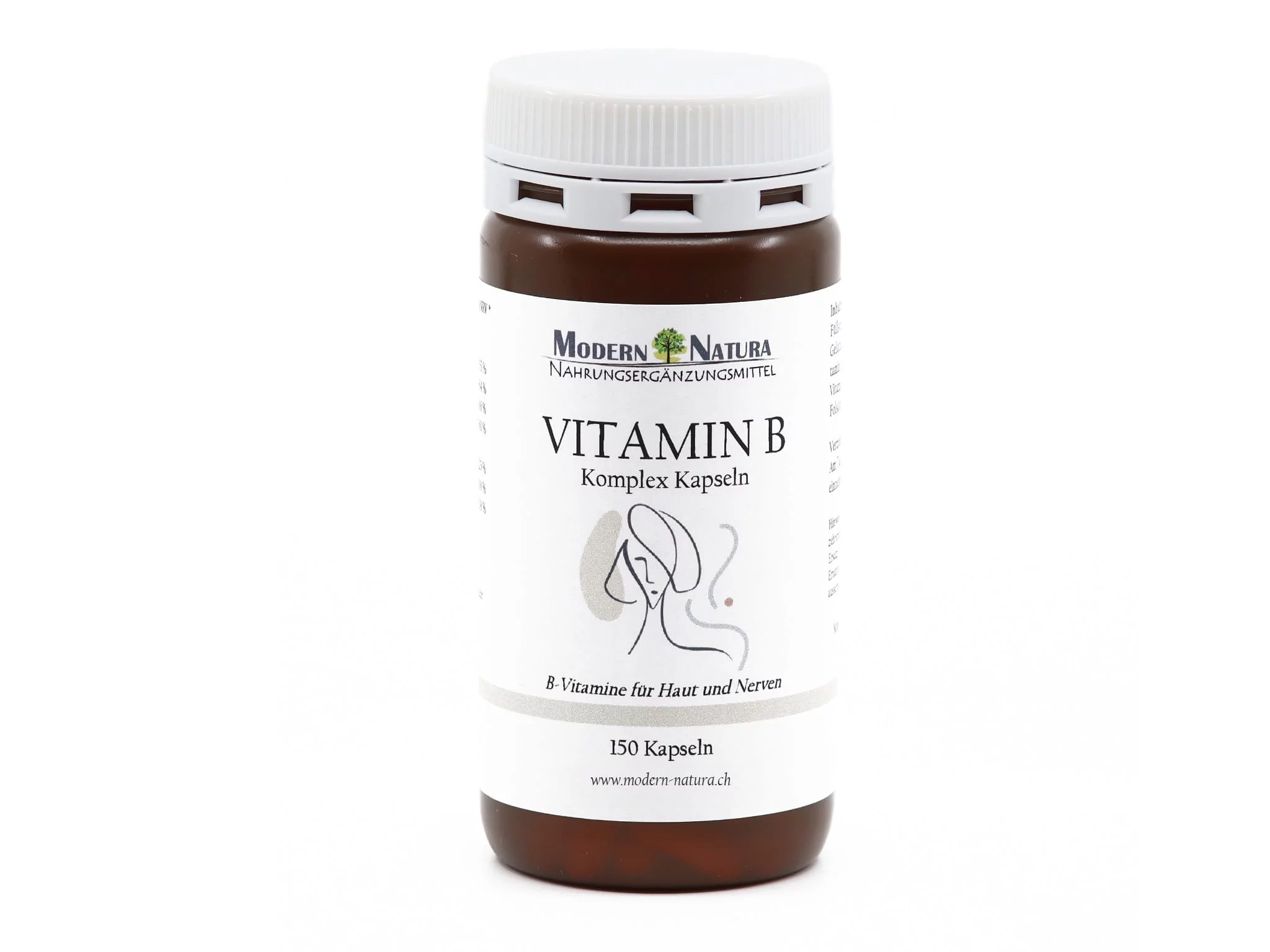Vue principale des gélules de complexe de vitamine B selon le nom de fichier de l'image produit non fournie