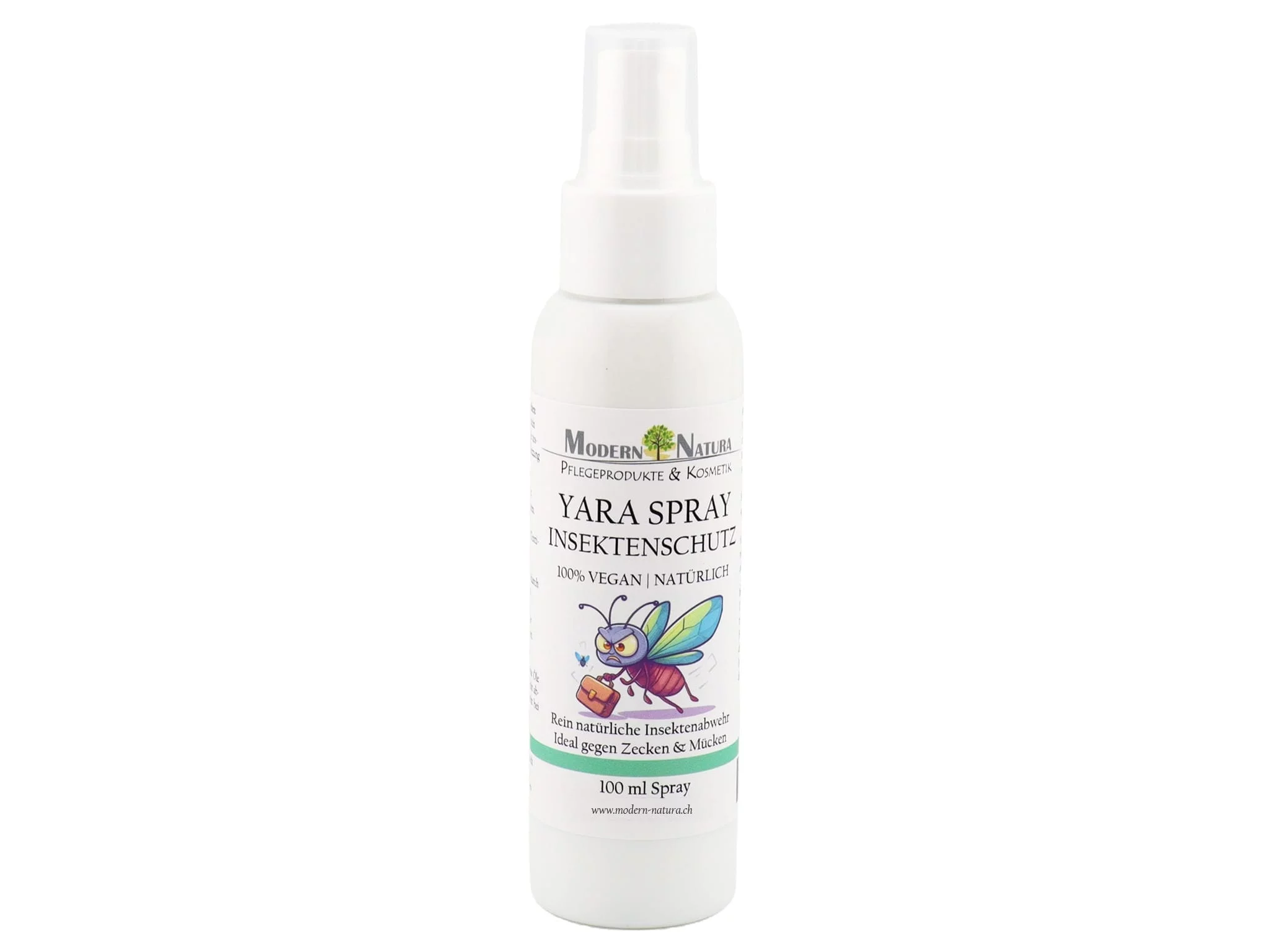 Yara spray antizecche e antizanzare per persone e cani, vista prodotto della bomboletta spray da 100 ml
