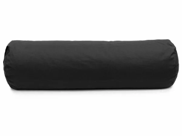 Yoga Set Mitternacht mit schwarzem Yogabolster in seitlicher Gesamtansicht
